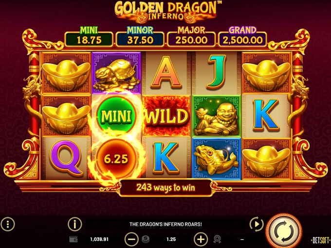 Golden Dragon Inferno Slot By BetSoft » Review + Demo Game