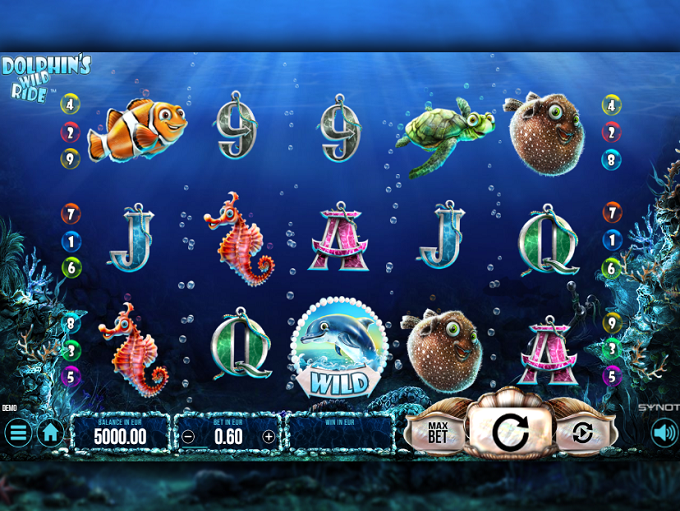 Dolphins Wild Ride Slot By SYNOT Games » Review + Demo Game