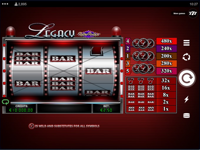 Legacy Retro Roller Slot By Games Global » Review + Demo Game
