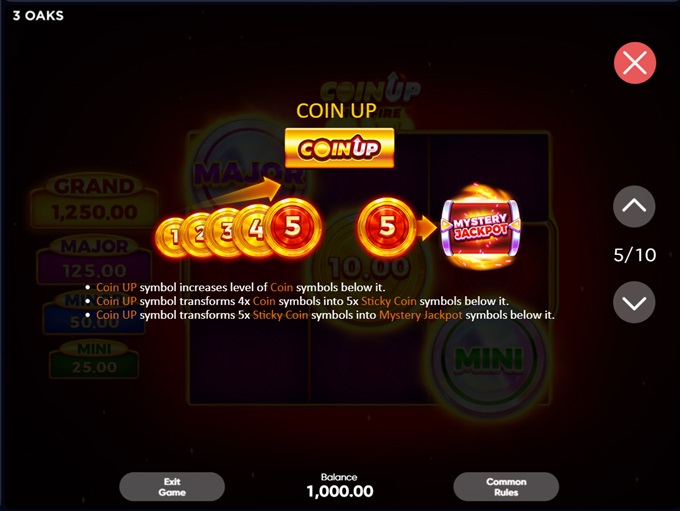 Coin UP: Hot Fire