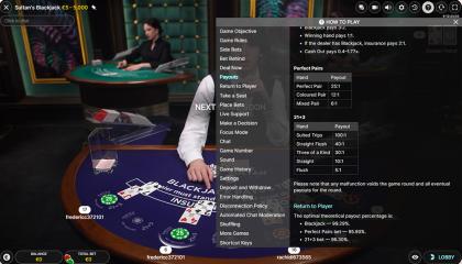 Wild Sutlan Blackjack