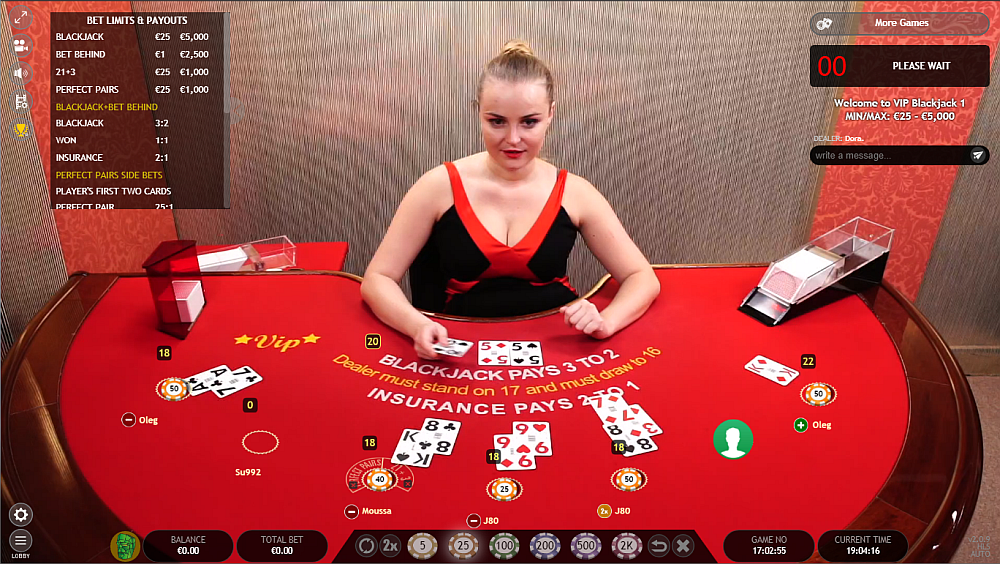 Extreme Live Gaming Blackjack