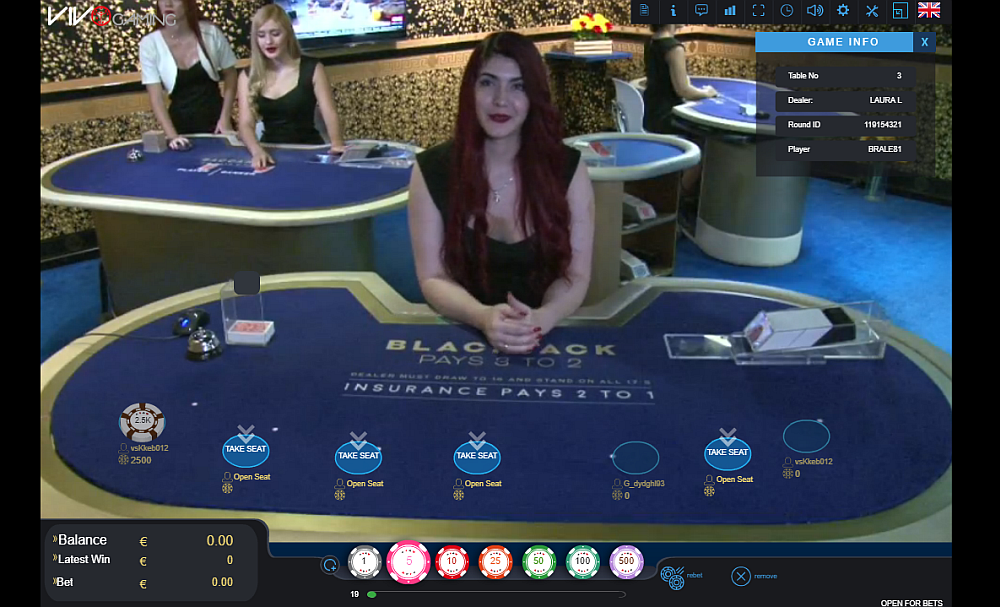 Casino Blackjack En Vivo
