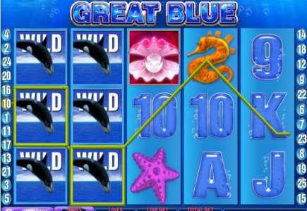 Great Blue Online Slot Winner On An Incredible Winning Streak