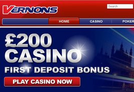 Vernons to Feature Online Casino and Poker