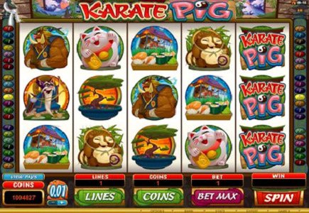 New Microgaming Title – “Karate Pig”