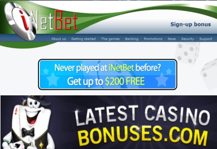 Latest Casino Bonuses’ U.S. Member Wins Big at iNetBet Casino