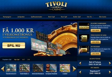 Tivoli Casino Live on Play'n GO platform