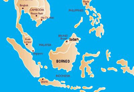 Borneo Police Conducts Five Raids