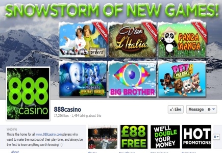 888’s Real-Money Facebook Casino Goes Live!