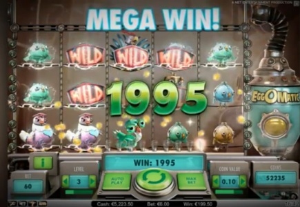 NetEnt Posts Preview of New Slot - EggOMatic