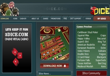 3Dice Casino to Feature New Slot from Angle Gaming Studios