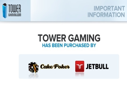 Tower Gaming No More, Company Acquired by Cake Poker and Jetbull Sportsbook