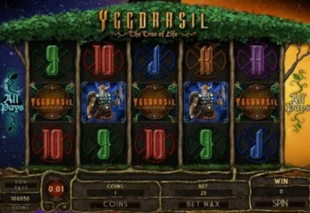 “Yggdrasil Tree of Life” Video Slot Launched by Genesis Gaming
