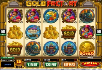 Gold Factory – New Slot in Microgaming Multi-Player Tournament Games Suite