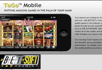 Betsoft Adds Games to ToGo Mobile Casino
