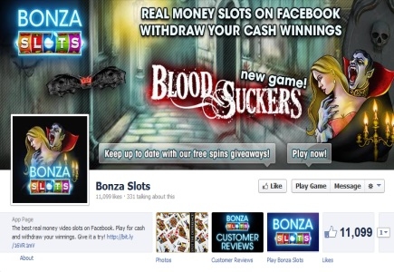 Bonza Casino Launches on Facebook