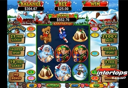 Intertops Launches Santastic Slot Game