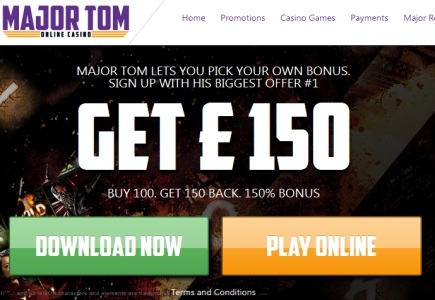 Major Tom Casino Launches