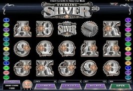Sterling Silver 3D Available at GR88 Casino