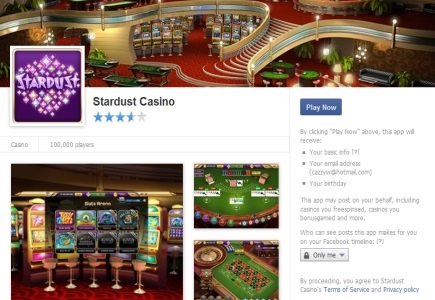 Stardust Casino App Launches on Facebook