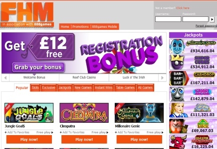 FHM Online Casino Making New Headway