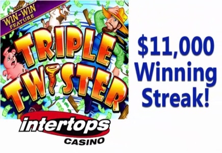 Triple Twister Slot Awards Thousands at Intertops Casino