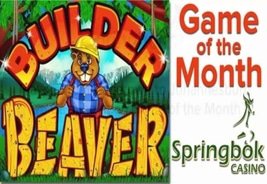 Springbok Casino Features ‘Builder Beaver’ as its Game of the Month