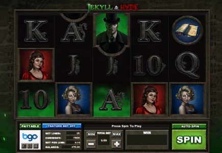 bgo Releases Jekyll & Hyde Proprietary Slot Game