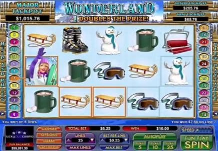 Nuworks Wonderland Slot Debuts at Lucky Club Casino