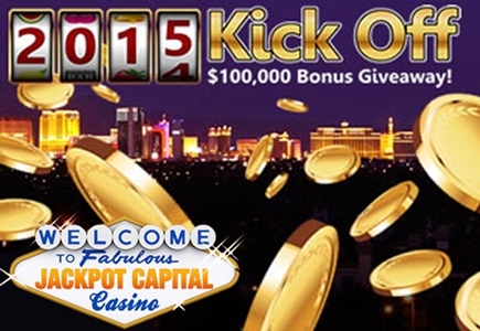 $100,000 New Year Giveaway at Jackpot Capital Casino
