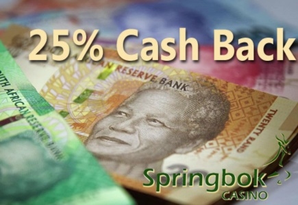 Get Cashback for Depositing at Springbok Casino