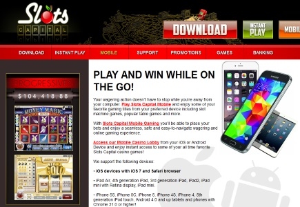 Slots Capital Launches Mobile Casino