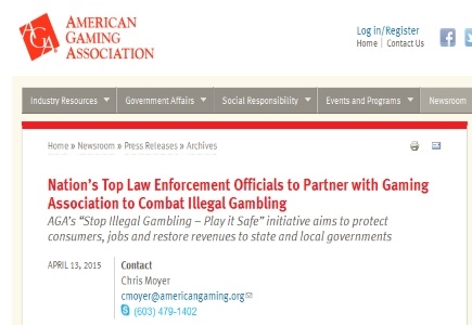 AGA Introduces “Stop Illegal Gambling - Play it Safe”