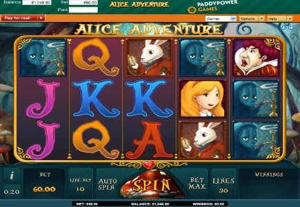 iSoftBet’s Alice Adventure Now Available at Paddy Power