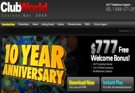 Club World Celebrates 10 Years and $10K is the Magic Number