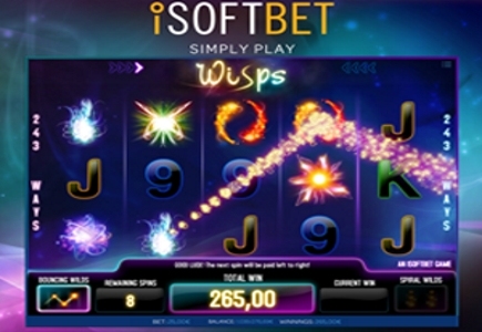 iSoftBet Launches Wisps Slot Game