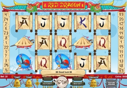1X2 Gaming Launches Red Dragon Video Slot