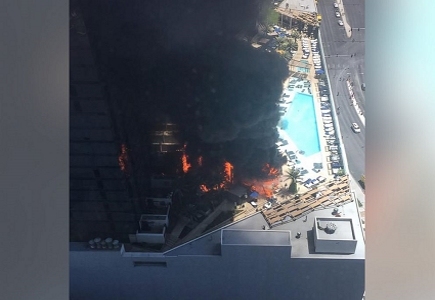 Cosmopolitan Las Vegas Pool Fire