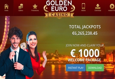New Look and Awesome Bonus at Golden Euro Casino