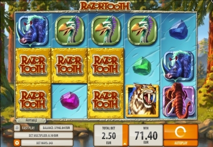 Quickspin’s Razortooth to Launch in October 2015