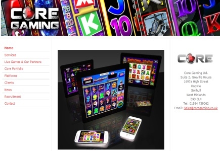 CORE Gaming Online Games Coming to UK Land Based Industry