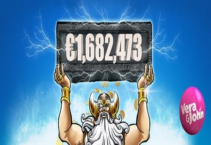 Hall of Gods Pay €1,682,473 Jackpot at Vera&John