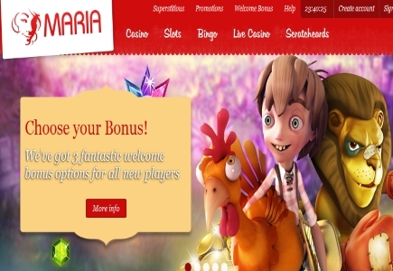 New Design and Features for Maria Casino