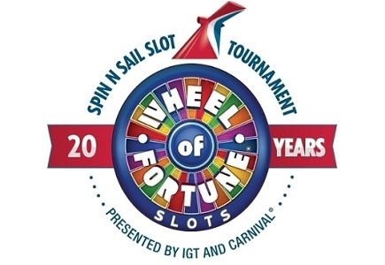 Carnival Cruise Line and IGT Celebrate 20 Years of the Wheel of Fortune® Slot Machine
