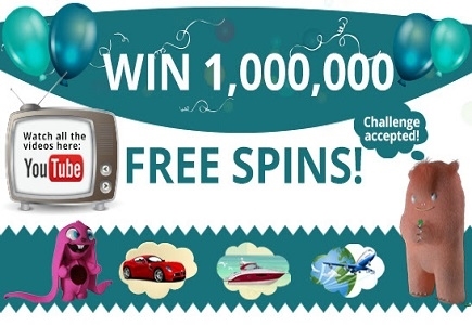 Win 1 Million Free Spins with DrueckGlueck