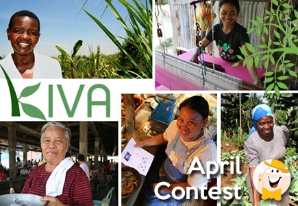 LCB Gives Back with $500 April Kiva Charity Contest