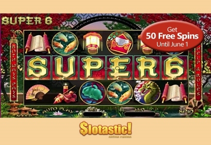 Slotastic Launches RTG’s Super 6 with Deposit Bonus and Free Spins
