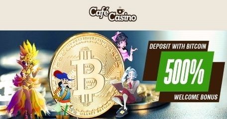Make Your 1st Bitcoin Deposit at Café Casino and Receive $100 Free