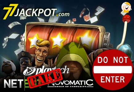 77Jackpot Presents Pirated NetEnt and Novomatic Games